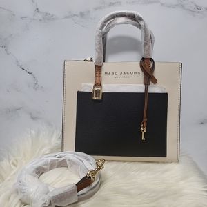 MJ Mini Grind Leather Tote Sandshell Multi